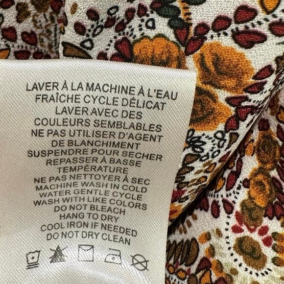 Anthropologie Maison d’ Amèlie Floral Top Women’s Sixe XS - Picture 5 of 6